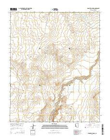 Dinnebito Spring Arizona Current topographic map, 1:24000 scale, 7.5 X 7.5 Minute, Year 2014