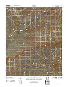 Dipping Water Well Arizona Historical topographic map, 1:24000 scale, 7.5 X 7.5 Minute, Year 2011