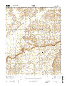 Dipping Water Well Arizona Current topographic map, 1:24000 scale, 7.5 X 7.5 Minute, Year 2014