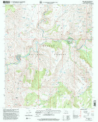 Dix Creek Arizona Historical topographic map, 1:24000 scale, 7.5 X 7.5 Minute, Year 1997