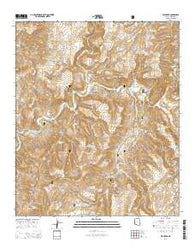 Dix Creek Arizona Current topographic map, 1:24000 scale, 7.5 X 7.5 Minute, Year 2014