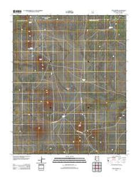 Dog Knobs Arizona Historical topographic map, 1:24000 scale, 7.5 X 7.5 Minute, Year 2012