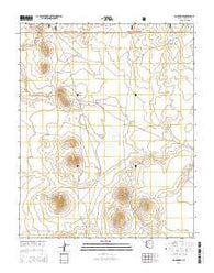 Dog Knobs Arizona Current topographic map, 1:24000 scale, 7.5 X 7.5 Minute, Year 2014