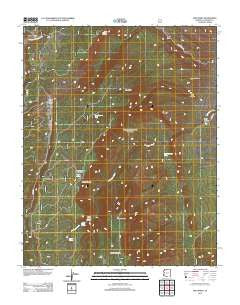 Dog Point Arizona Historical topographic map, 1:24000 scale, 7.5 X 7.5 Minute, Year 2012