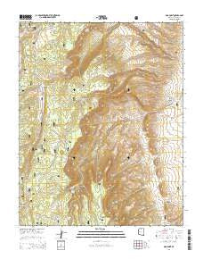 Dog Point Arizona Current topographic map, 1:24000 scale, 7.5 X 7.5 Minute, Year 2014