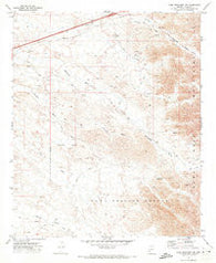 Dome Rock Mts SW Arizona Historical topographic map, 1:24000 scale, 7.5 X 7.5 Minute, Year 1971