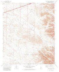 Dome Rock Mts SW Arizona Historical topographic map, 1:24000 scale, 7.5 X 7.5 Minute, Year 1971