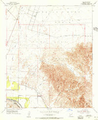 Dome Arizona Historical topographic map, 1:24000 scale, 7.5 X 7.5 Minute, Year 1955