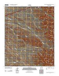 Dome Rock Mountains SW Arizona Historical topographic map, 1:24000 scale, 7.5 X 7.5 Minute, Year 2011