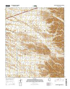 Dome Rock Mountains SW Arizona Current topographic map, 1:24000 scale, 7.5 X 7.5 Minute, Year 2014