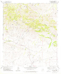 Dos Cabezas Arizona Historical topographic map, 1:24000 scale, 7.5 X 7.5 Minute, Year 1978