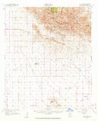 Dos Cabezas Arizona Historical topographic map, 1:62500 scale, 15 X 15 Minute, Year 1957