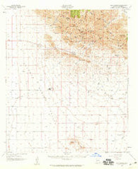 Dos Cabezas Arizona Historical topographic map, 1:62500 scale, 15 X 15 Minute, Year 1957