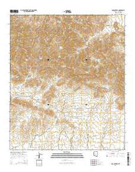 Dos Cabezas Arizona Current topographic map, 1:24000 scale, 7.5 X 7.5 Minute, Year 2014