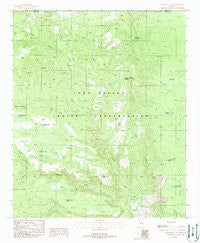 Double Buttes Arizona Historical topographic map, 1:24000 scale, 7.5 X 7.5 Minute, Year 1988