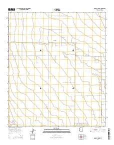 Double Adobe Arizona Current topographic map, 1:24000 scale, 7.5 X 7.5 Minute, Year 2014