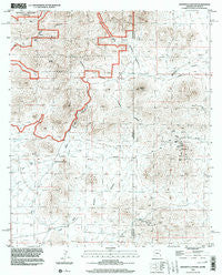 Doubtful Canyon Arizona Historical topographic map, 1:24000 scale, 7.5 X 7.5 Minute, Year 1998