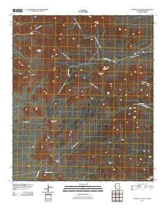 Doubtful Canyon Arizona Historical topographic map, 1:24000 scale, 7.5 X 7.5 Minute, Year 2010