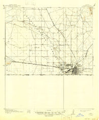 Douglas Arizona Historical topographic map, 1:62500 scale, 15 X 15 Minute, Year 1914