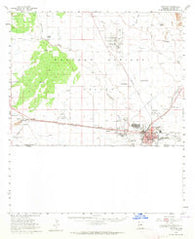 Douglas Arizona Historical topographic map, 1:62500 scale, 15 X 15 Minute, Year 1958