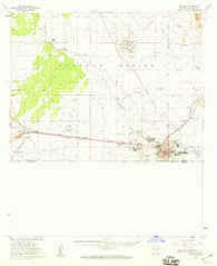 Douglas Arizona Historical topographic map, 1:62500 scale, 15 X 15 Minute, Year 1958