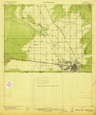 Douglas Arizona Historical topographic map, 1:62500 scale, 15 X 15 Minute, Year 1914