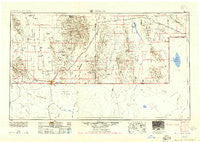 Douglas Arizona Historical topographic map, 1:250000 scale, 1 X 2 Degree, Year 1955