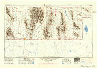 Douglas Arizona Historical topographic map, 1:250000 scale, 1 X 2 Degree, Year 1955