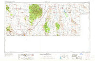 Douglas Arizona Historical topographic map, 1:250000 scale, 1 X 2 Degree, Year 1959