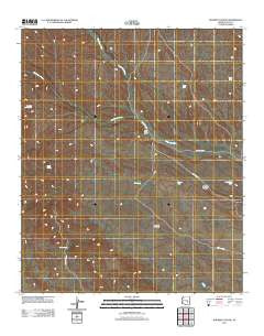 Dourine Canyon Arizona Historical topographic map, 1:24000 scale, 7.5 X 7.5 Minute, Year 2011