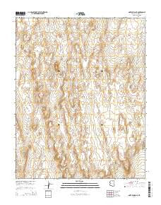 Dove Spring SE Arizona Current topographic map, 1:24000 scale, 7.5 X 7.5 Minute, Year 2014