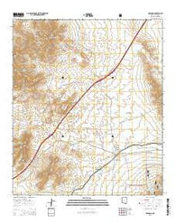 Dragoon Arizona Current topographic map, 1:24000 scale, 7.5 X 7.5 Minute, Year 2014