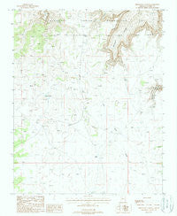 Driftwood Canyon Arizona Historical topographic map, 1:24000 scale, 7.5 X 7.5 Minute, Year 1988