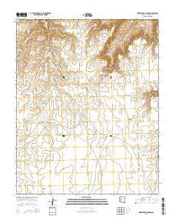 Driftwood Canyon Arizona Current topographic map, 1:24000 scale, 7.5 X 7.5 Minute, Year 2014