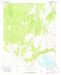 Dry Lake NW Arizona Historical topographic map, 1:24000 scale, 7.5 X 7.5 Minute, Year 1971