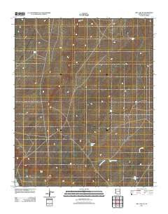 Dry Lake NE Arizona Historical topographic map, 1:24000 scale, 7.5 X 7.5 Minute, Year 2011