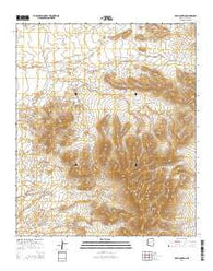 Dry Mountain Arizona Current topographic map, 1:24000 scale, 7.5 X 7.5 Minute, Year 2014