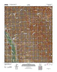 Dudleyville Arizona Historical topographic map, 1:24000 scale, 7.5 X 7.5 Minute, Year 2011