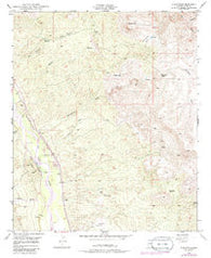 Dudleyville Arizona Historical topographic map, 1:24000 scale, 7.5 X 7.5 Minute, Year 1949