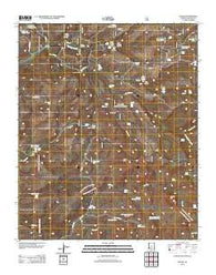 Dugas Arizona Historical topographic map, 1:24000 scale, 7.5 X 7.5 Minute, Year 2012