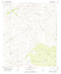 Dugas Arizona Historical topographic map, 1:24000 scale, 7.5 X 7.5 Minute, Year 1967