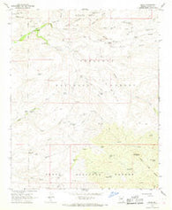 Dugas Arizona Historical topographic map, 1:24000 scale, 7.5 X 7.5 Minute, Year 1967
