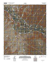 Duncan Arizona Historical topographic map, 1:24000 scale, 7.5 X 7.5 Minute, Year 2010