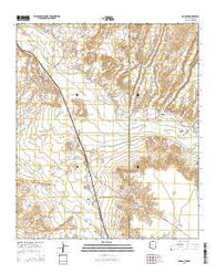 Duncan Arizona Current topographic map, 1:24000 scale, 7.5 X 7.5 Minute, Year 2014
