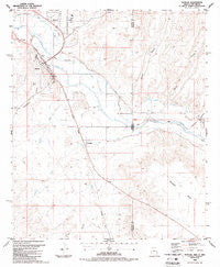 Duncan Arizona Historical topographic map, 1:24000 scale, 7.5 X 7.5 Minute, Year 1986