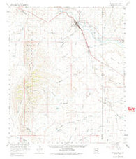 Duncan Arizona Historical topographic map, 1:62500 scale, 15 X 15 Minute, Year 1960