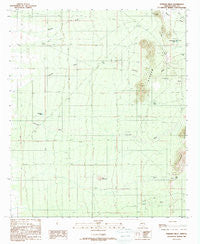 Durham Hills Arizona Historical topographic map, 1:24000 scale, 7.5 X 7.5 Minute, Year 1988