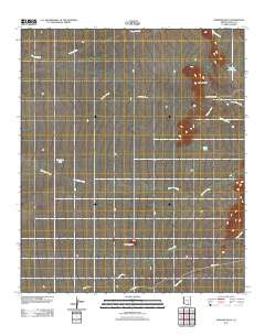 Durham Hills Arizona Historical topographic map, 1:24000 scale, 7.5 X 7.5 Minute, Year 2011
