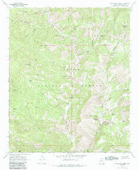 Dutch Blue Creek Arizona Historical topographic map, 1:24000 scale, 7.5 X 7.5 Minute, Year 1967