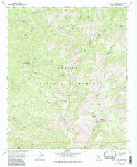 Dutch Blue Creek Arizona Historical topographic map, 1:24000 scale, 7.5 X 7.5 Minute, Year 1967